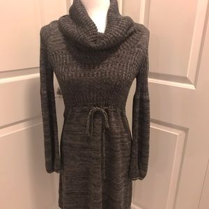 Ladies gray winter dress.
